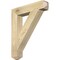 Ekena Millwork Traditional Craftsman Rough Sawn Bracket, Douglas Fir, 4"W x 22"D x 26"H BKT04X22X26TRA04RDF - alternate 1